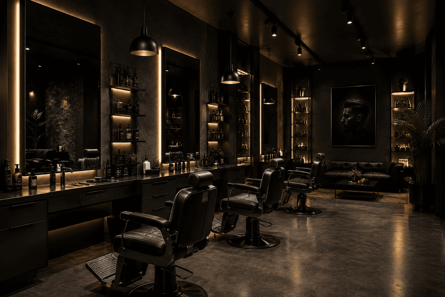 Precision Cuts studio chair